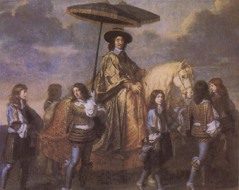 Charles le Brun Chancellor Seguier at the Entry of Louis XIV into Paris in 1660